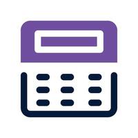 calculator icon. dual tone icon for your website, mobile, presentation, and logo design. vector