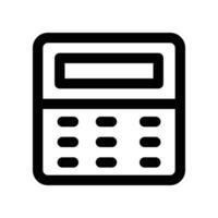 calculator icon. line icon for your website, mobile, presentation, and logo design. vector