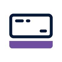 wallet icon. dual tone icon for your website, mobile, presentation, and logo design. vector