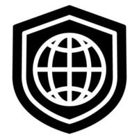 protection glyph icon vector