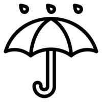 keep dry line icon vector