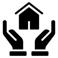 realtor glyph icon vector