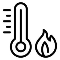 fire line icon vector