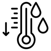 water cooler line icon vector