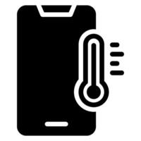 smartphone glyph icon vector