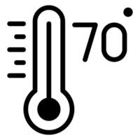 seventy glyph icon vector