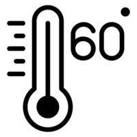 sixty glyph icon vector