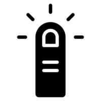 tap glyph icon vector