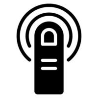 touch glyph icon vector