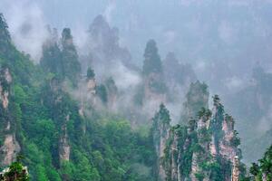 Zhangjiajie mountains, China photo