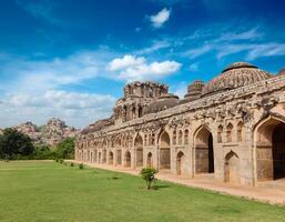 Ancient ruins of Elephant Stables photo