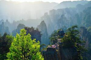 Zhangjiajie mountains, China photo