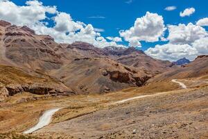 Manali Leh road in Himalayas photo