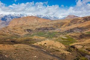 cómic pueblo en Himalaya foto