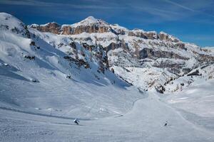 Ski resort in Dolomites, Italy photo