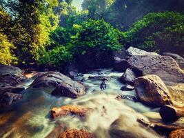 tropical cascada en Camboya foto