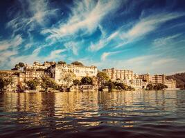 ciudad palacio, udaipus, Rajasthan foto