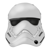 blanco soldado de asalto casco png