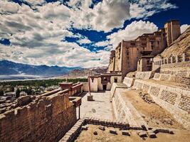 leh palacio, ladakh, India foto