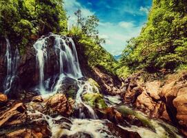 Tien Sa waterfall in Vietnam photo