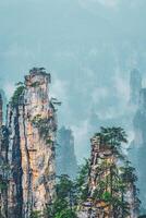 Zhangjiajie mountains, China photo