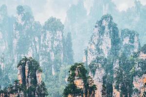 Zhangjiajie mountains, China photo