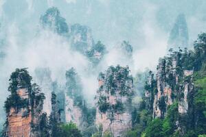 Zhangjiajie mountains, China photo