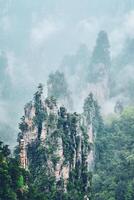 Zhangjiajie mountains, China photo