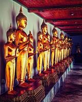 sentado Buda estatuas, Tailandia foto