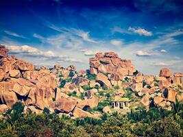 Ruins in Hampi photo