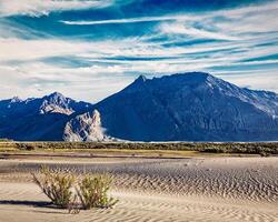 arena dunas en montañas foto