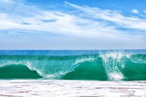 Big wave in ocean photo