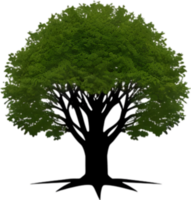 Close-up image of Tree logo. AI-Generated. png