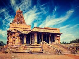 brihadishwara templo, tanjore foto