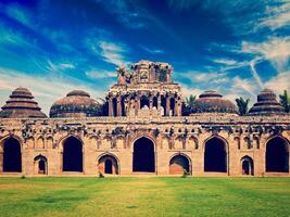 Ancient ruins of Elephant Stables photo