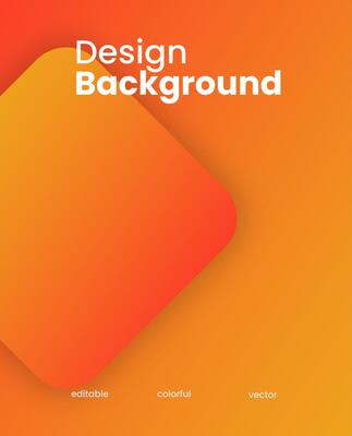Simple colorful gradient background. Social media template illustration.