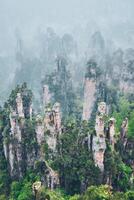 Zhangjiajie mountains, China photo