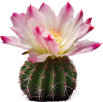 un' vivace cactus fiore nel pieno fioritura. ai-generato. png