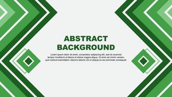 Abstract Green Background Design Template. Abstract Banner Wallpaper Illustration. Abstract Green Design vector