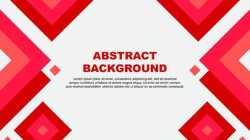 Abstract Background Design Template. Abstract Banner Wallpaper Illustration. Abstract Red Template vector