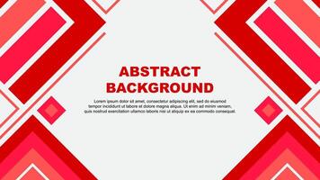 Abstract Background Design Template. Abstract Banner Wallpaper Illustration. Abstract Red Flag vector