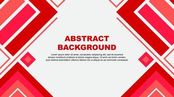 Abstract Background Design Template. Abstract Banner Wallpaper Illustration. Abstract Red Flag vector