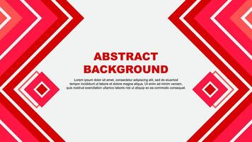Abstract Background Design Template. Abstract Banner Wallpaper Illustration. Abstract Red Design vector