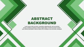 Abstract Green Background Design Template. Abstract Banner Wallpaper Illustration. Abstract Green Banner vector