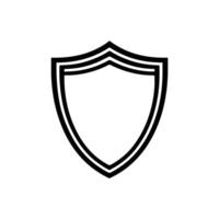 shield logo template, shield logo element, shield illustration vector