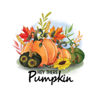 Hey there pumpkin Autumn Pumpkin Sublimation png