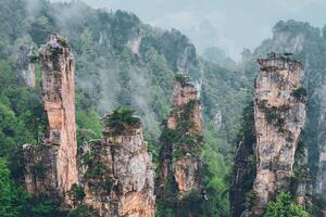 Zhangjiajie mountains, China photo