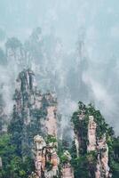 zhangjiajie montañas, China foto