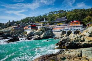 Haedong Yonggungsa Temple. Busan, South Korea photo