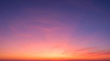 Fondo de cielo al atardecer foto